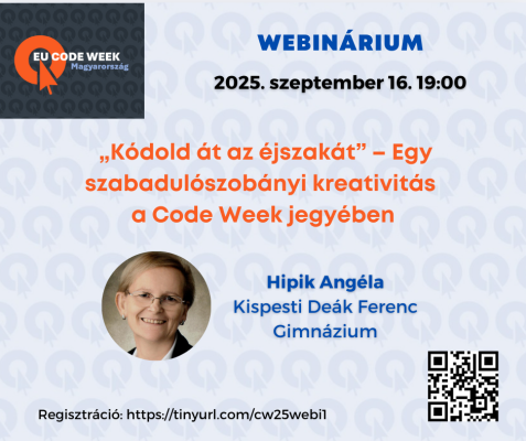 „Kódold át az éjszakát” – Egy szabadulószobányi kreativitás a Code Week jegyében